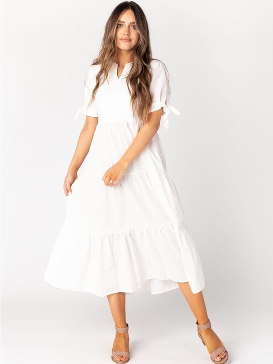 Called To Surf Dresses & Skirts - Brass & Roe Clair clip dot dress BLACK